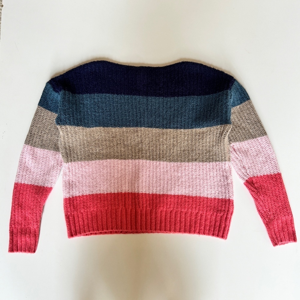 Old Navy Striped Knit Sweater Multicolor